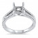 1.5ct Center Stone Split Shank Engagement Ring