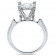 Modern Illusion Engagement Ring