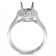 Round Halo Engagement Ring with Cathedral
