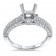 Pave Antique Engagement Ring 
