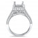 Square Halo Micro Pave Engagement Ring