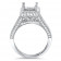 Square Halo Micro Pave Engagement Ring
