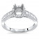 0.50 Carat Stone Halo Engagement Ring