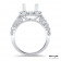 2ct Center Stone Cathedral Halo Engagement Ring