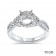 1.25ct Center Stone Round Halo Engagement Ring