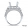 Rectangular Engagement Ring with Halo