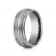 8mm Tungsten Ring With Satin Finish & High Polish Center & Edges