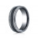 7mm Tungsten Ring With Ceramic Inlay