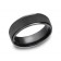 7mm Black Ring with Satin Finish