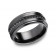 8mm Ring with Black Cubic Zirconia