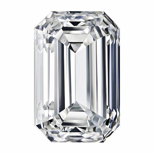 Emerald cut diamonds